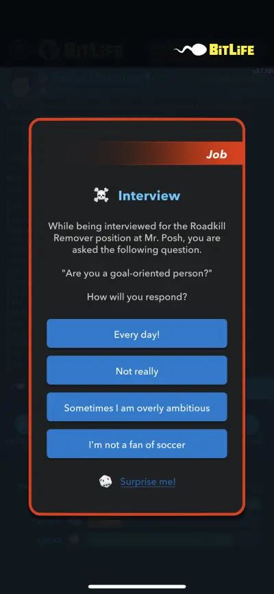 bitlife interview answers.
